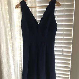 Navy cocktail dress